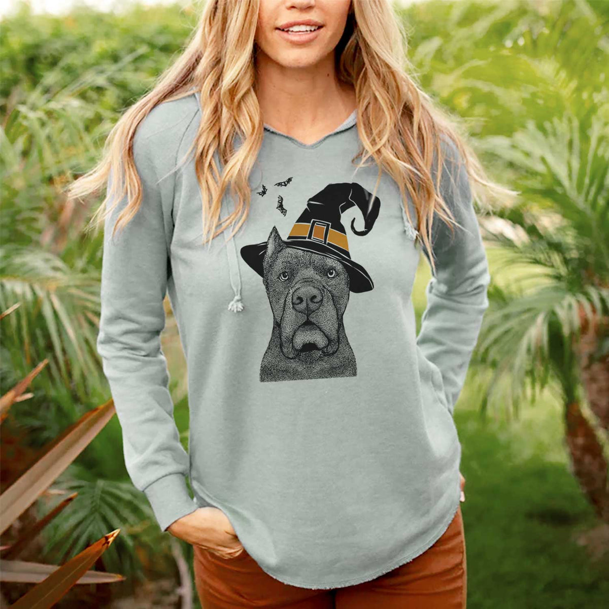 Witch Bruno the Cane Corso - Cali Wave Hooded Sweatshirt