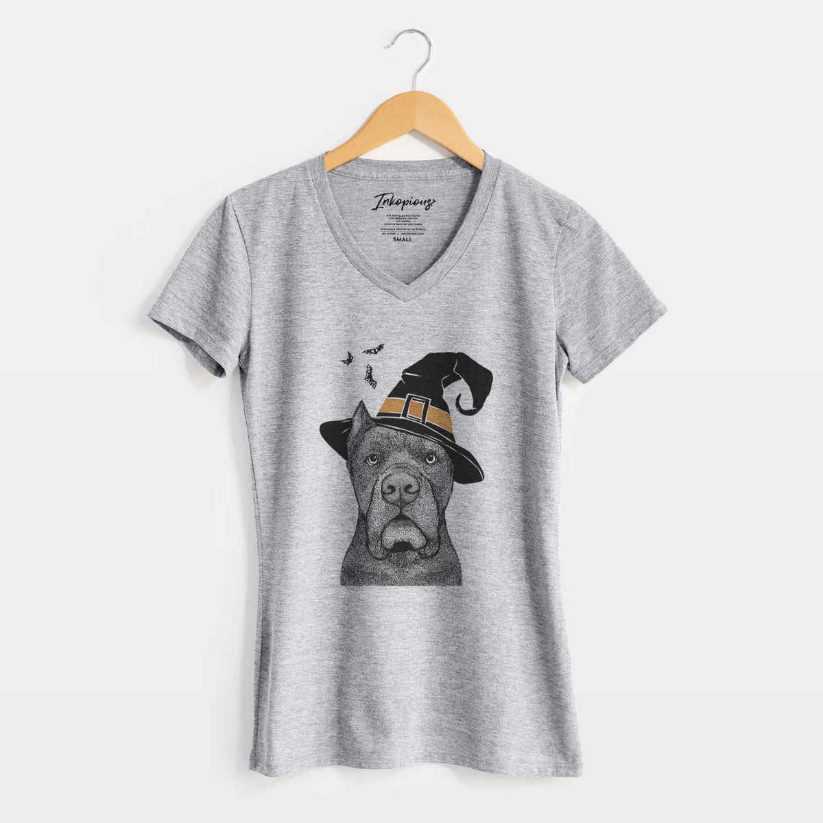 Witch Bruno the Cane Corso - Women's V-neck Shirt