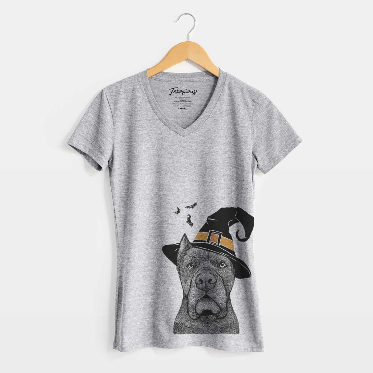 Witch Bruno the Cane Corso - Women's V-neck Shirt