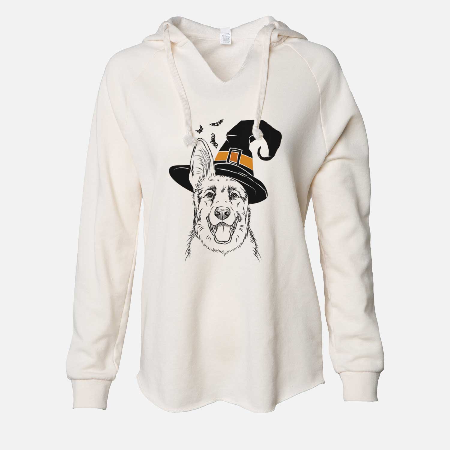 Witch Brutus the German Shepherd - Cali Wave Hooded Sweatshirt