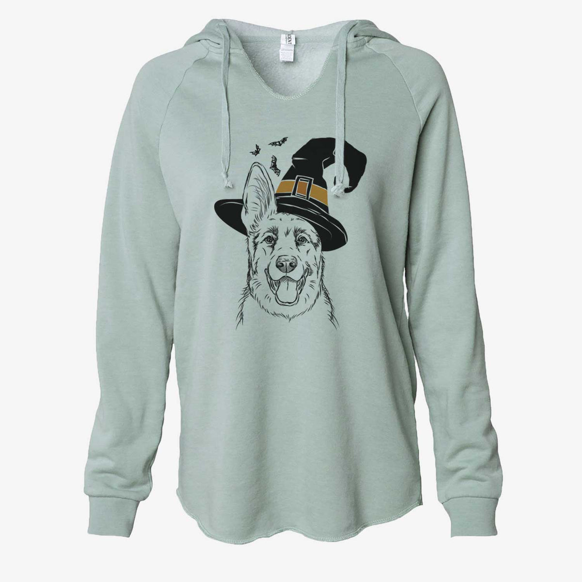 Witch Brutus the German Shepherd - Cali Wave Hooded Sweatshirt
