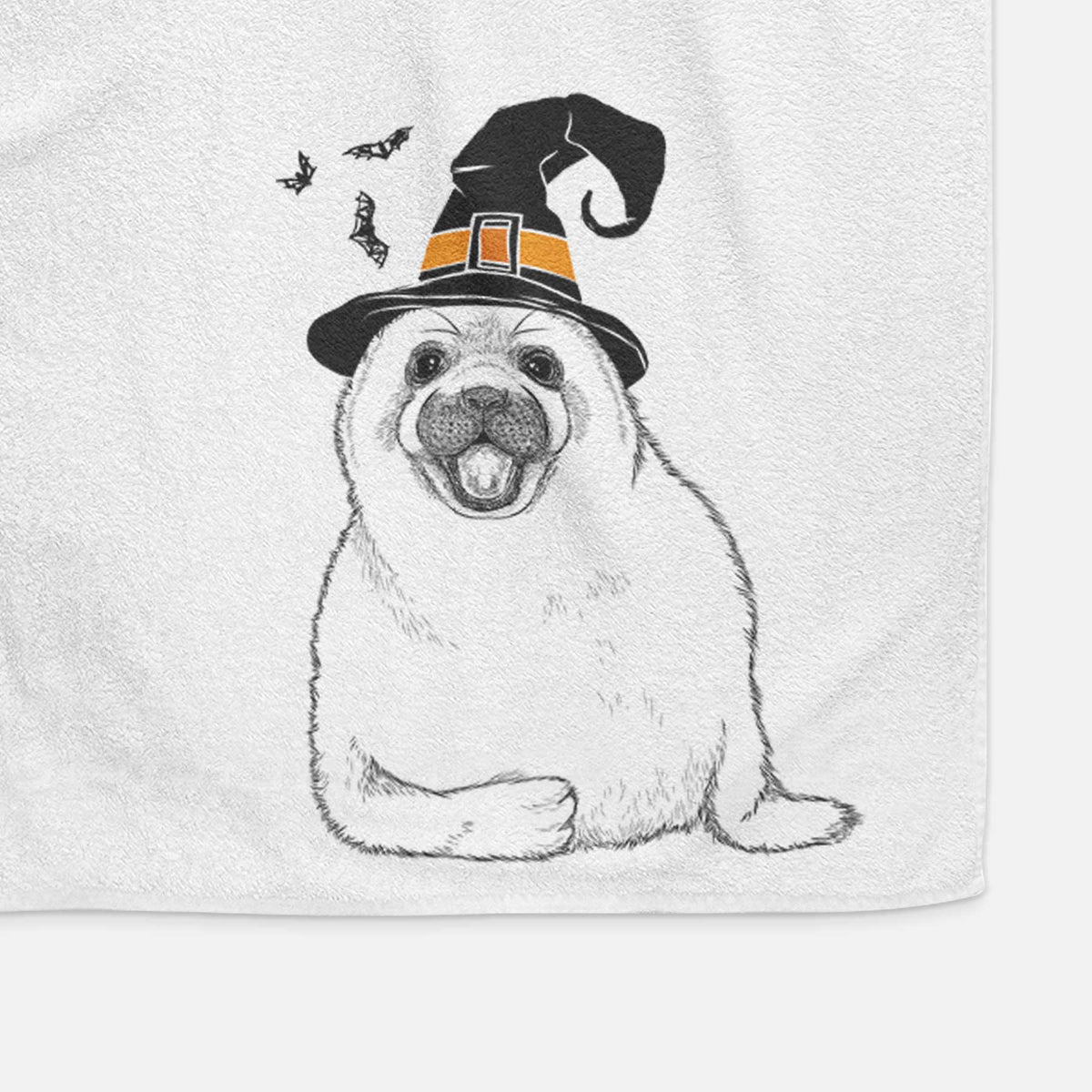 Bub the Harp Seal Decorative Hand Towel