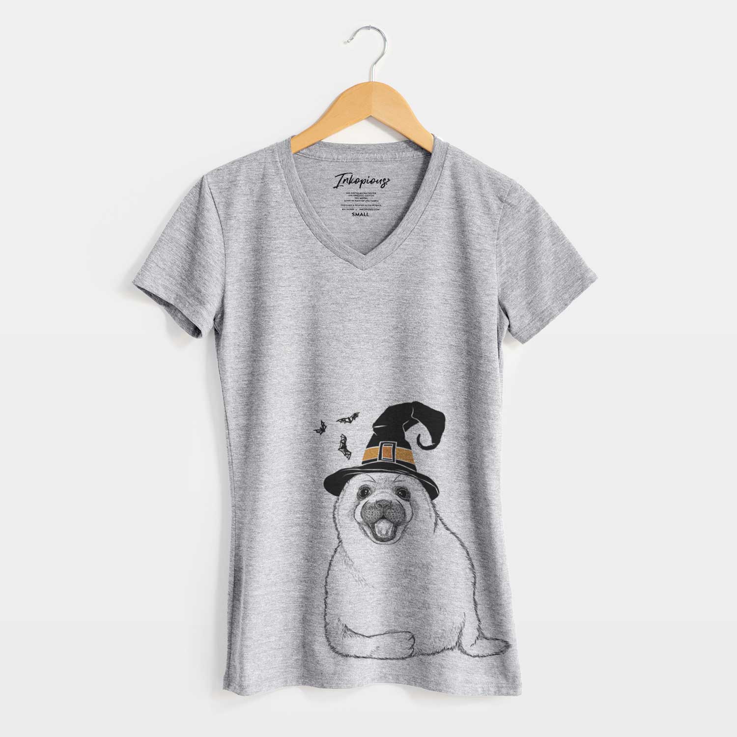 Witch Bub the Harp Seal - Women's V-neck Shirt