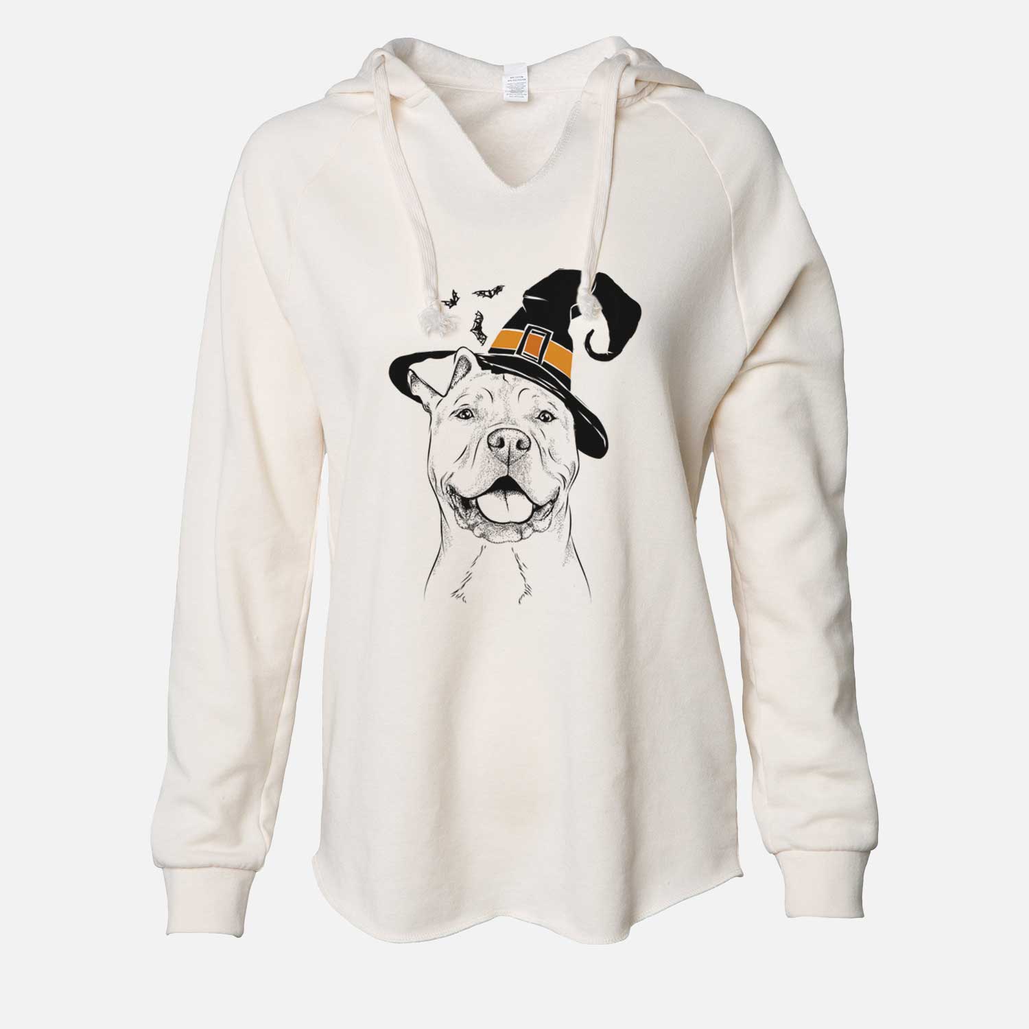 Witch Bubba Scraps the American Staffordshire Mix - Cali Wave Hooded Sweatshirt