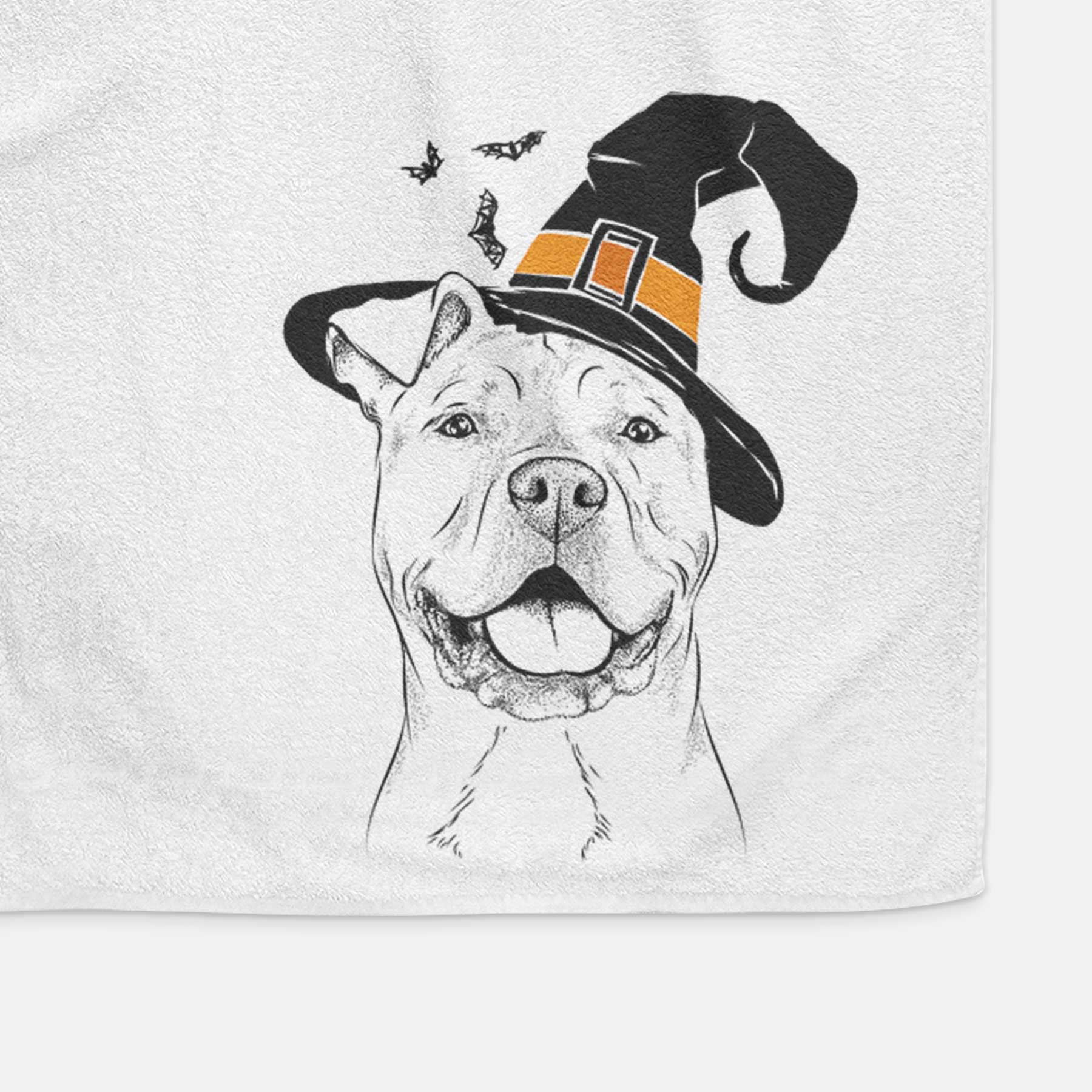 Bubba Scraps the American Staffordshire Mix Decorative Hand Towel