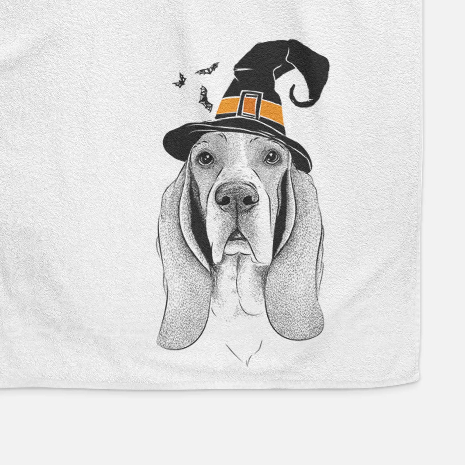 Buckley the Basset Hound Decorative Hand Towel