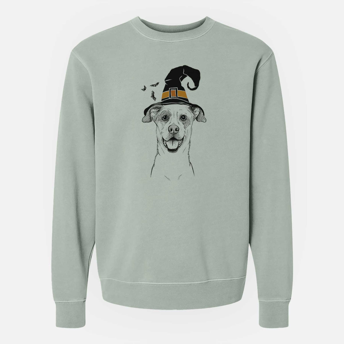 Witch Buffy the Mixed Breed - Unisex Pigment Dyed Crew Sweatshirt