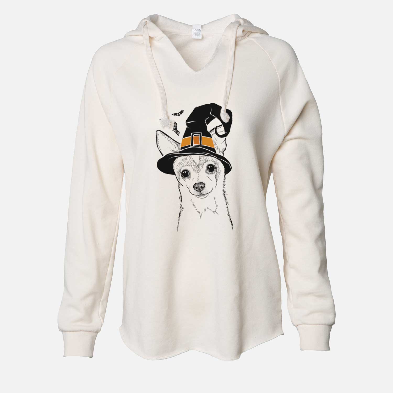 Witch Buggy the Chihuahua - Cali Wave Hooded Sweatshirt