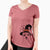 Witch Buggy the Chihuahua - Women's V-neck Shirt