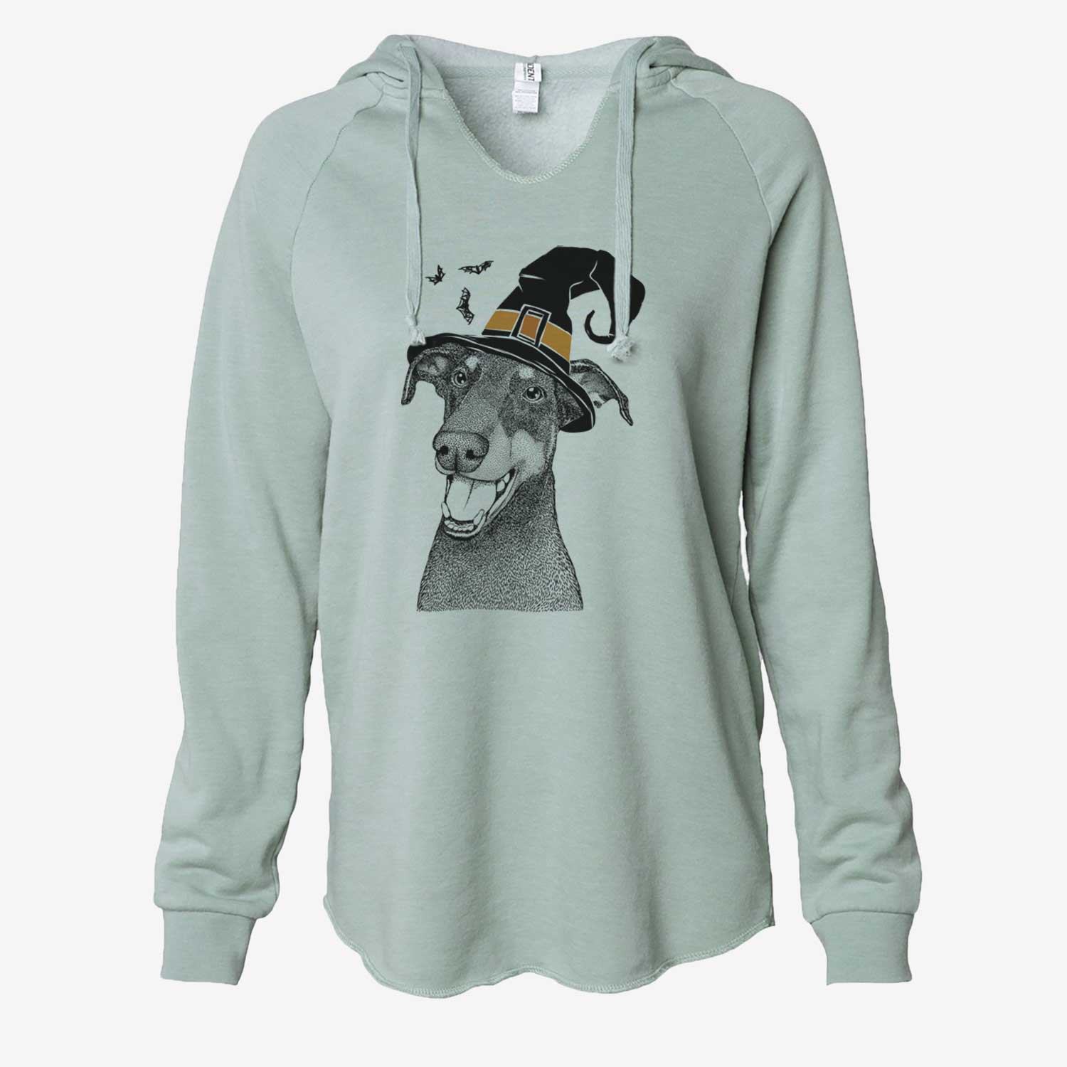 Witch Bunnie the Doberman Pinscher - Cali Wave Hooded Sweatshirt