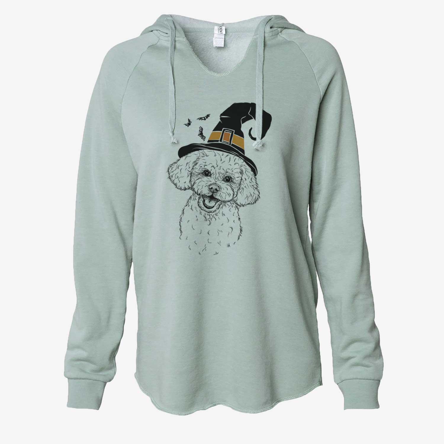 Witch Caesar the Bichon Frise - Cali Wave Hooded Sweatshirt