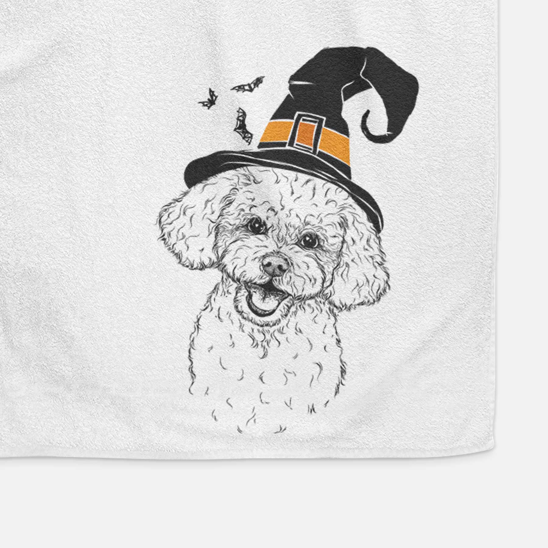 Caesar the Bichon Frise Decorative Hand Towel