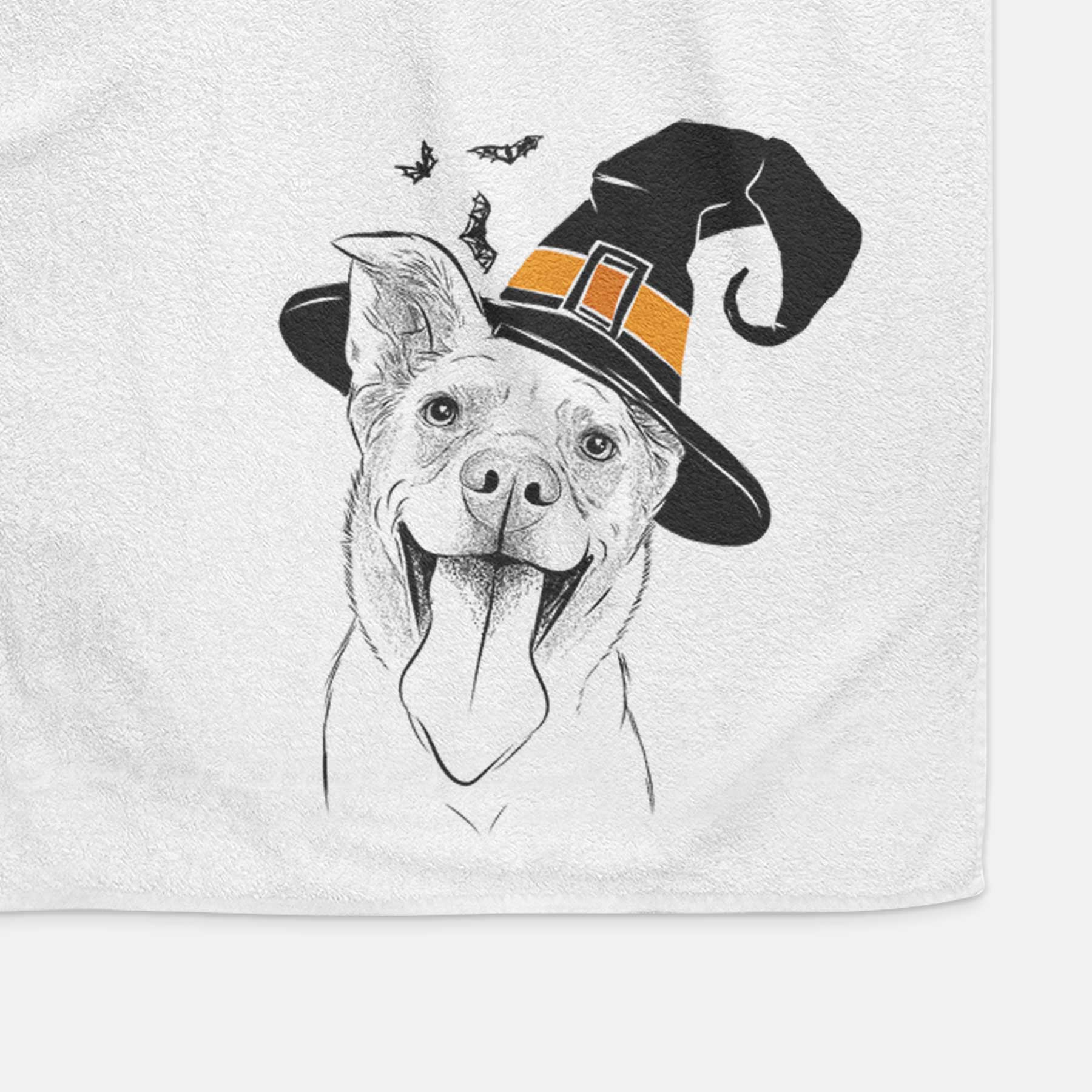 Candy the Mixed Breed Decorative Hand Towel