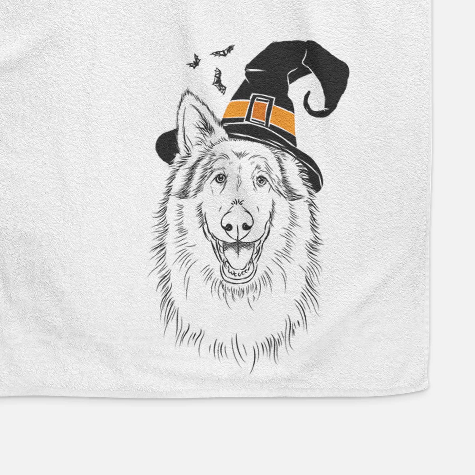 Cannon the Rough Collie Decorative Hand Towel