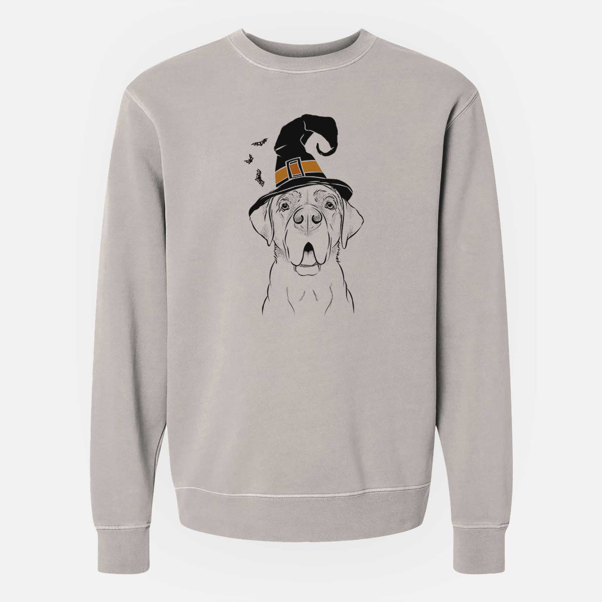 Witch Ceasar the Labrador Hound Mix - Unisex Pigment Dyed Crew Sweatshirt