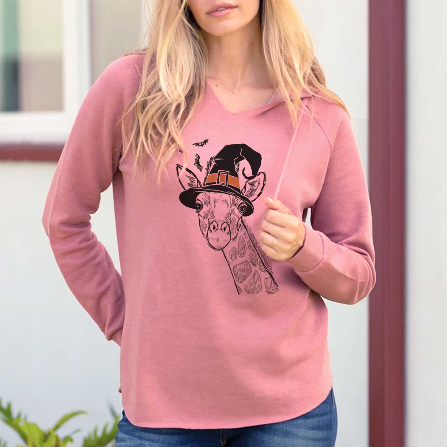 Witch Cedrick the Giraffe - Cali Wave Hooded Sweatshirt