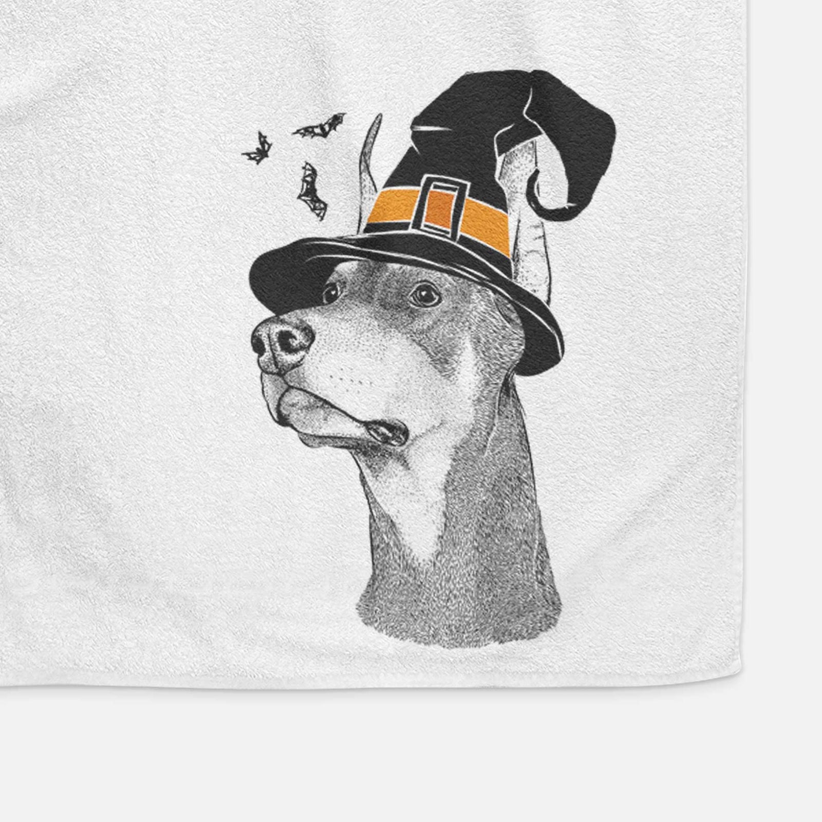 Cenza the Doberman Pinscher Decorative Hand Towel