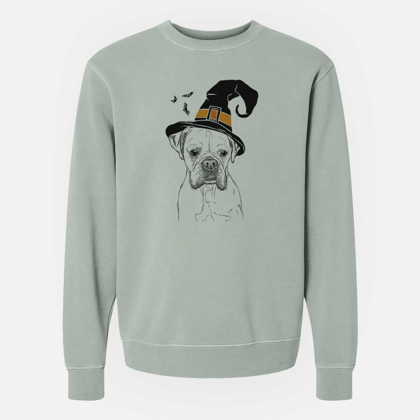 Witch Champion Bentley the Boxer - Unisex Pigment Dyed Crew Sweatshirt