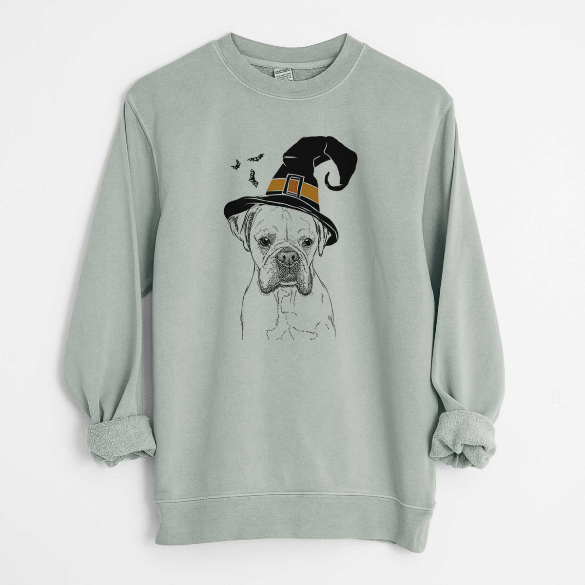 Witch Champion Bentley the Boxer - Unisex Pigment Dyed Crew Sweatshirt