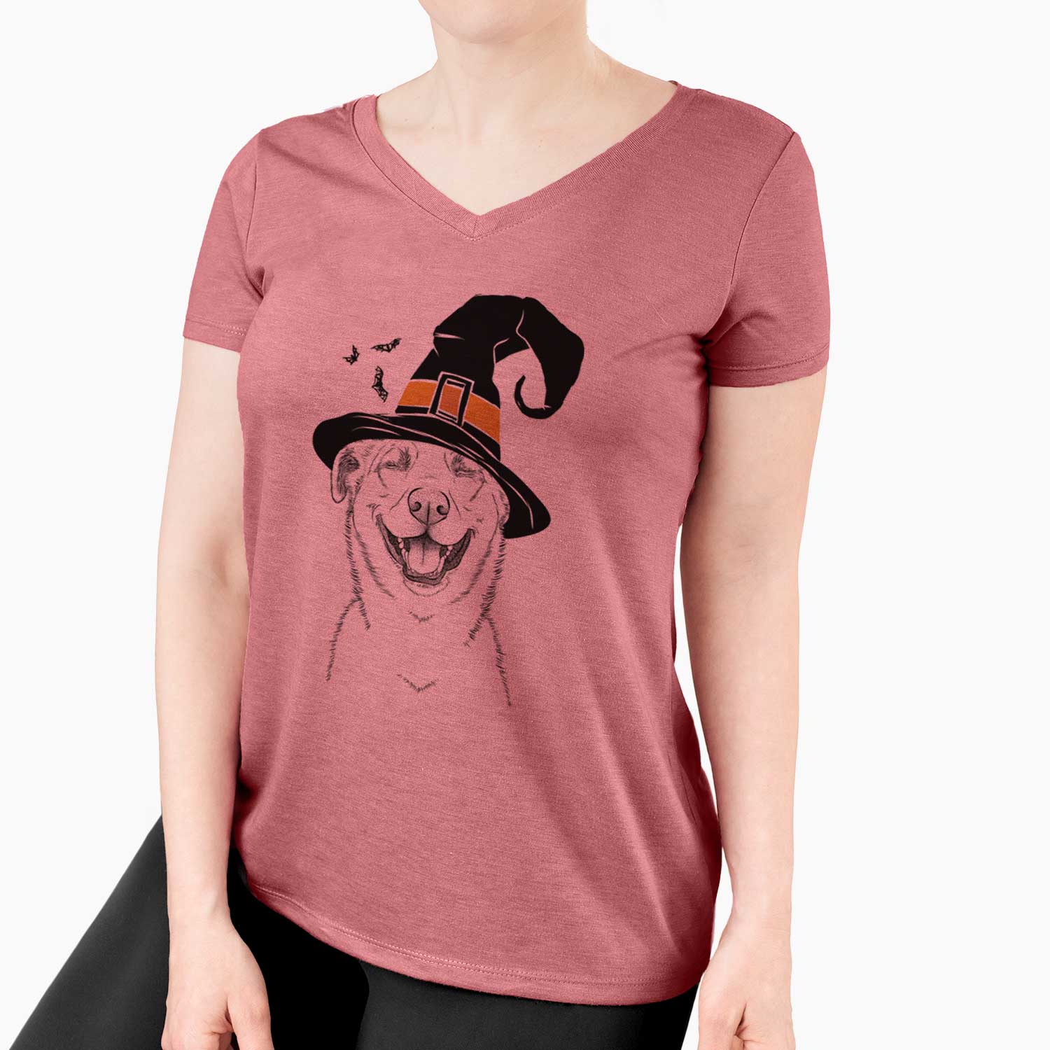 Witch Chancellor the Mixed Breed - Women's V-neck Shirt