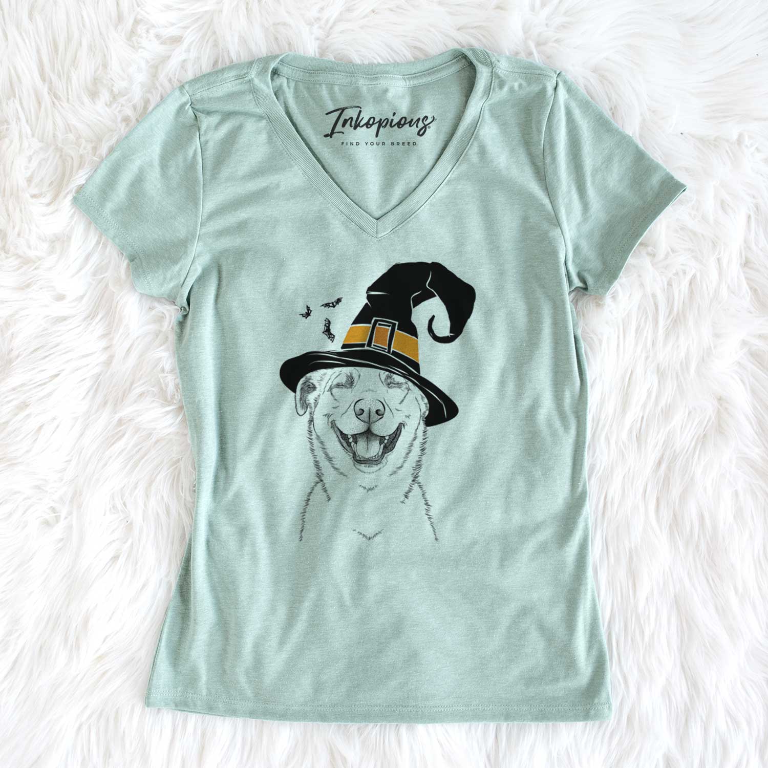 Witch Chancellor the Mixed Breed - Women's V-neck Shirt