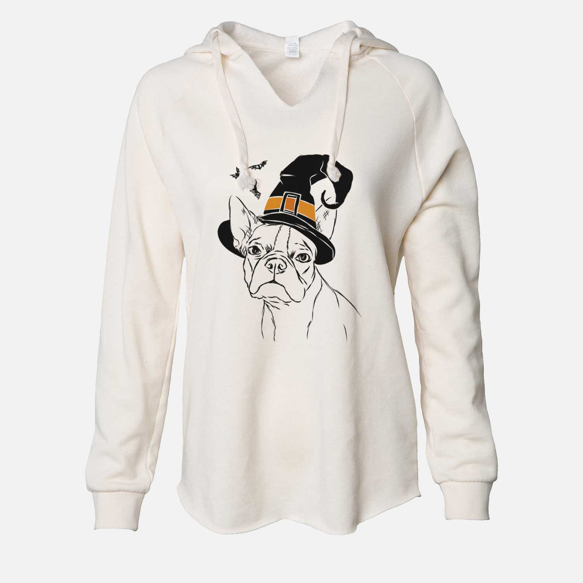 Witch Charles the Boston Terrier - Cali Wave Hooded Sweatshirt