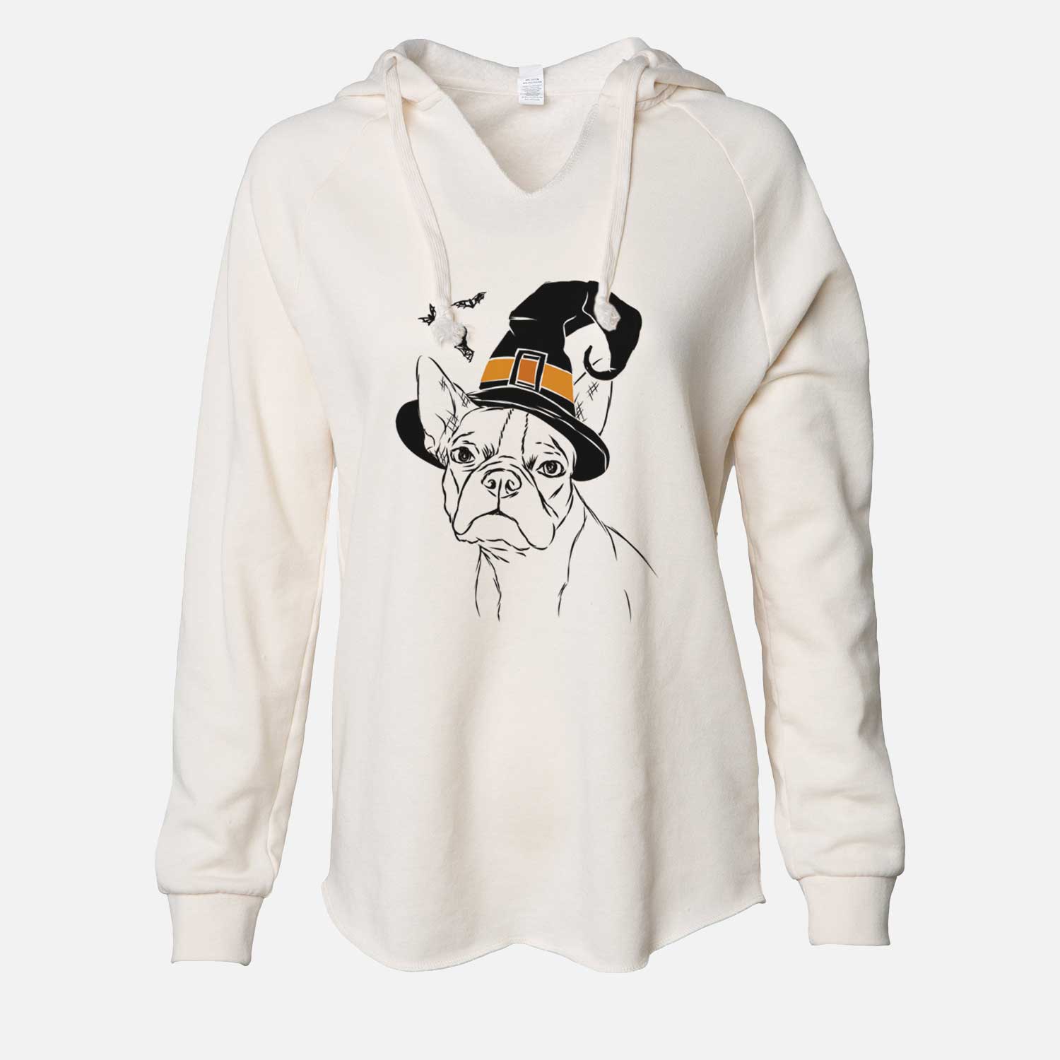 Witch Charles the Boston Terrier - Cali Wave Hooded Sweatshirt