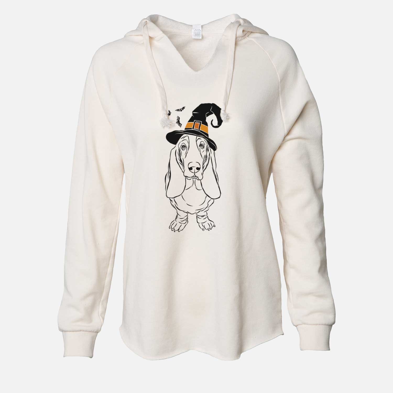 Witch Charlie the Basset Hound - Cali Wave Hooded Sweatshirt