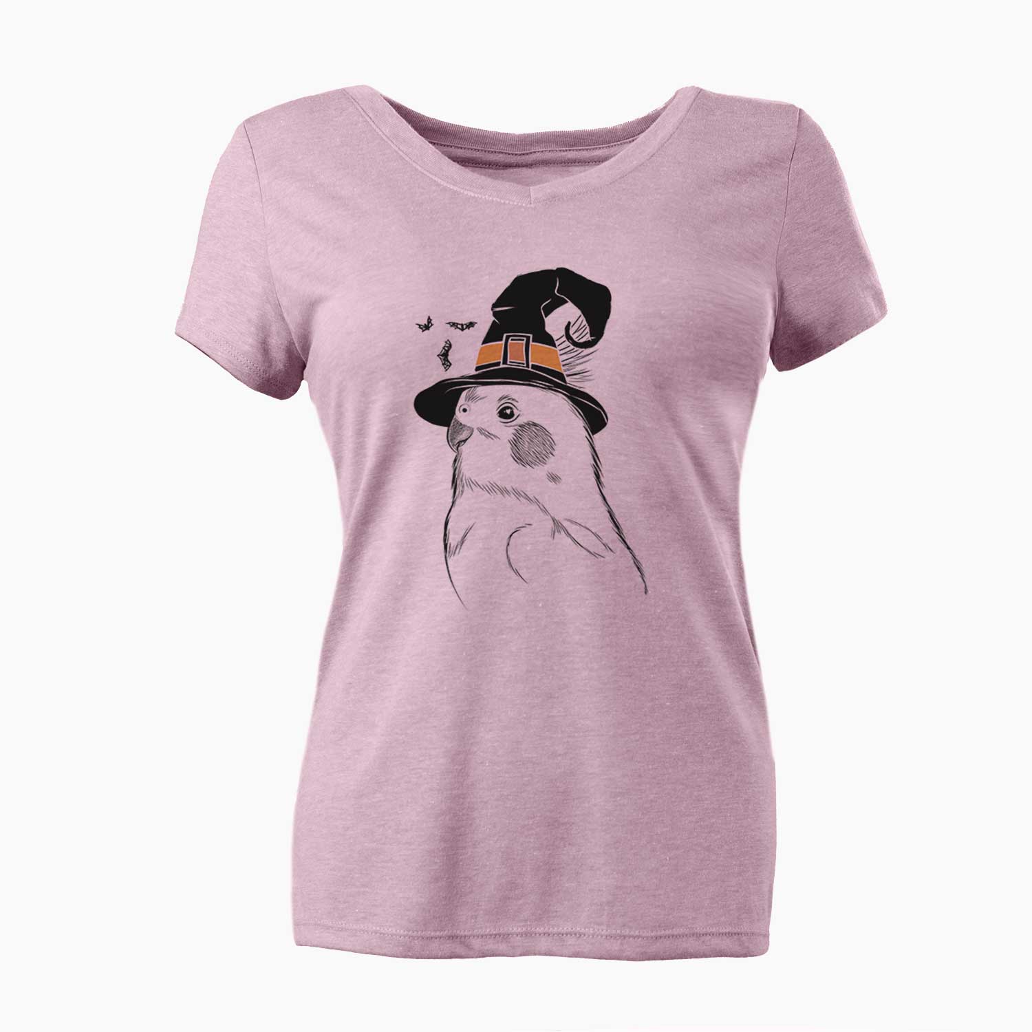 Witch Charlie the Cockatiel - Women's V-neck Shirt