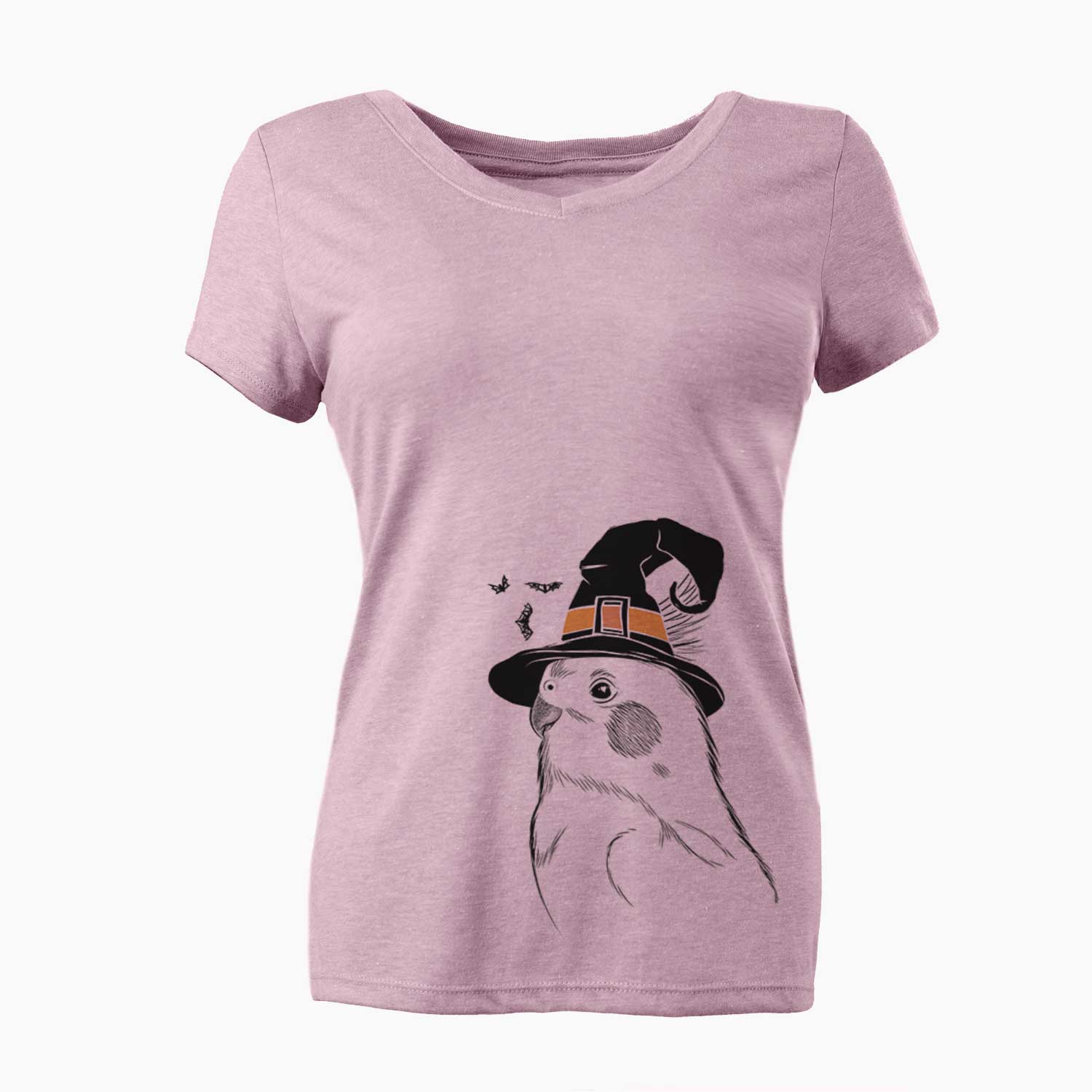 Witch Charlie the Cockatiel - Women's V-neck Shirt