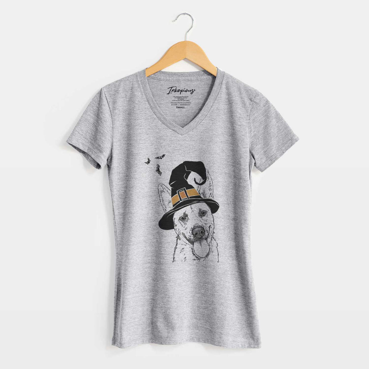 Witch Charlie the Mixed Breed - Women's V-neck Shirt