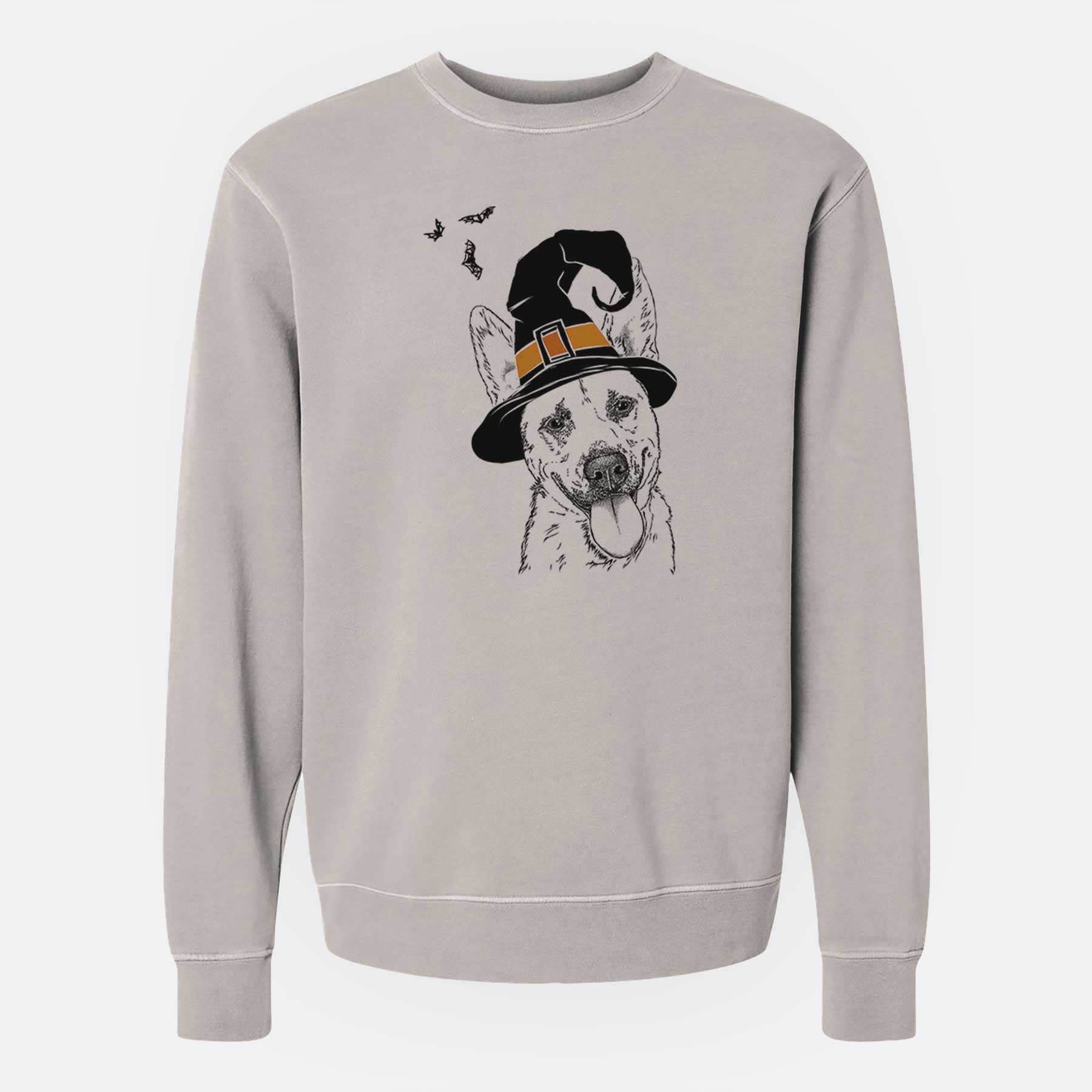 Witch Charlie the Mixed Breed - Unisex Pigment Dyed Crew Sweatshirt
