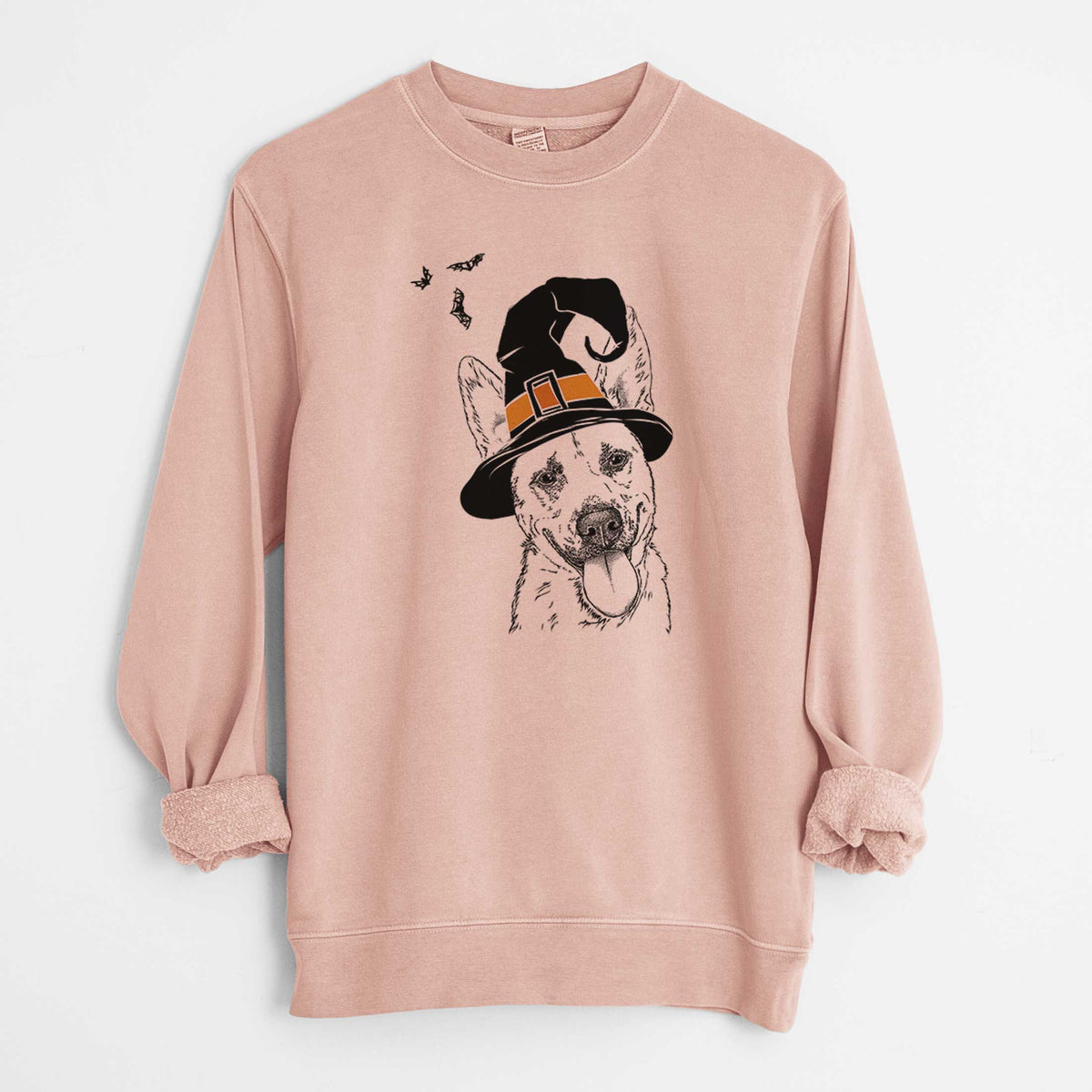 Witch Charlie the Mixed Breed - Unisex Pigment Dyed Crew Sweatshirt