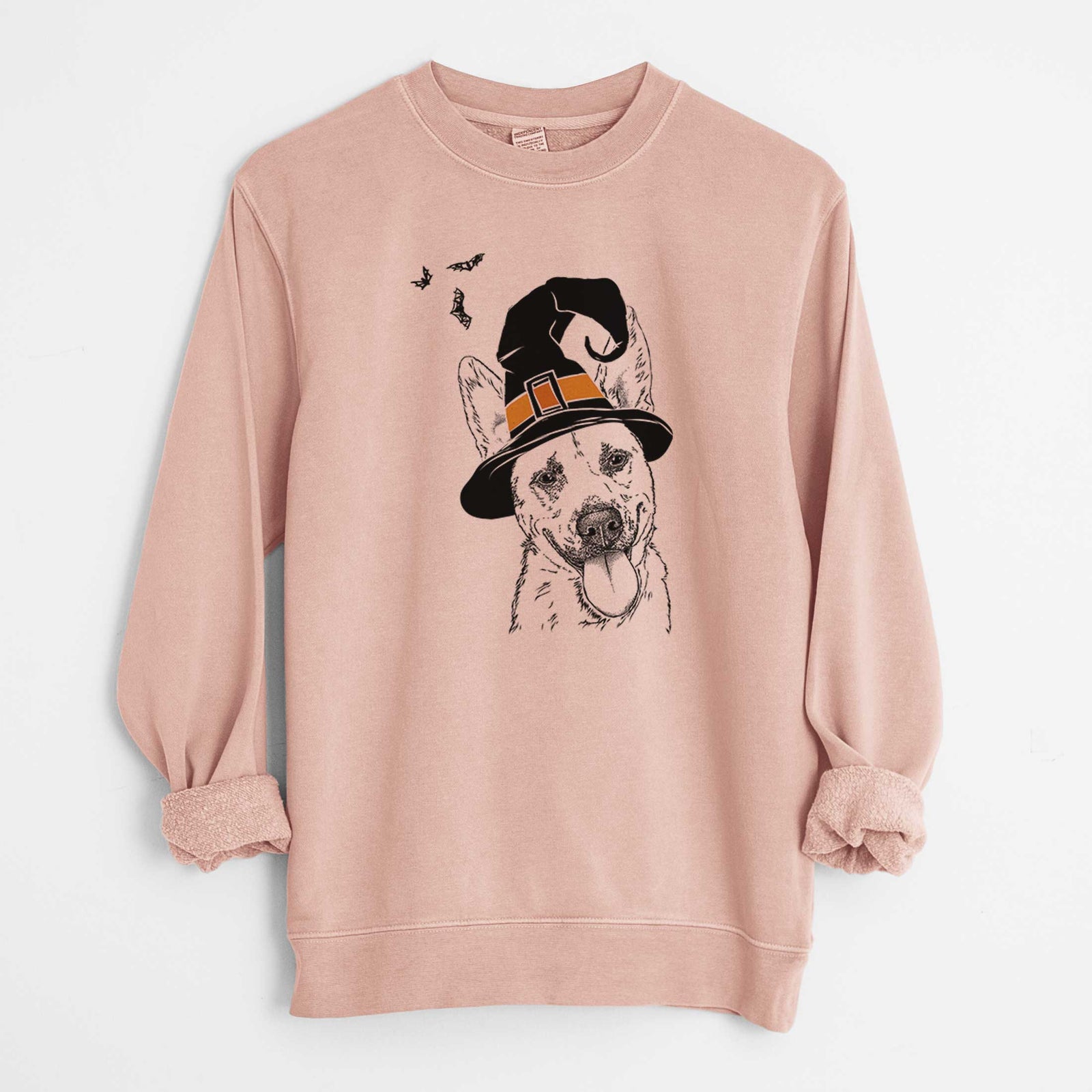 Witch Charlie the Mixed Breed - Unisex Pigment Dyed Crew Sweatshirt
