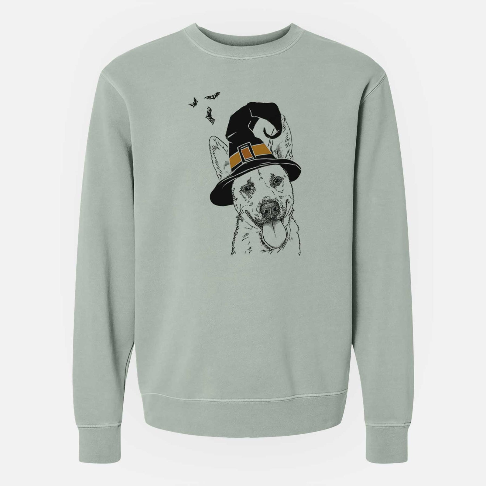 Witch Charlie the Mixed Breed - Unisex Pigment Dyed Crew Sweatshirt