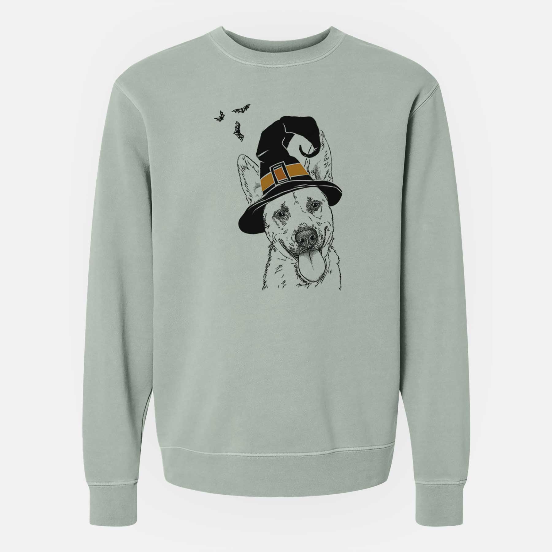 Witch Charlie the Mixed Breed - Unisex Pigment Dyed Crew Sweatshirt