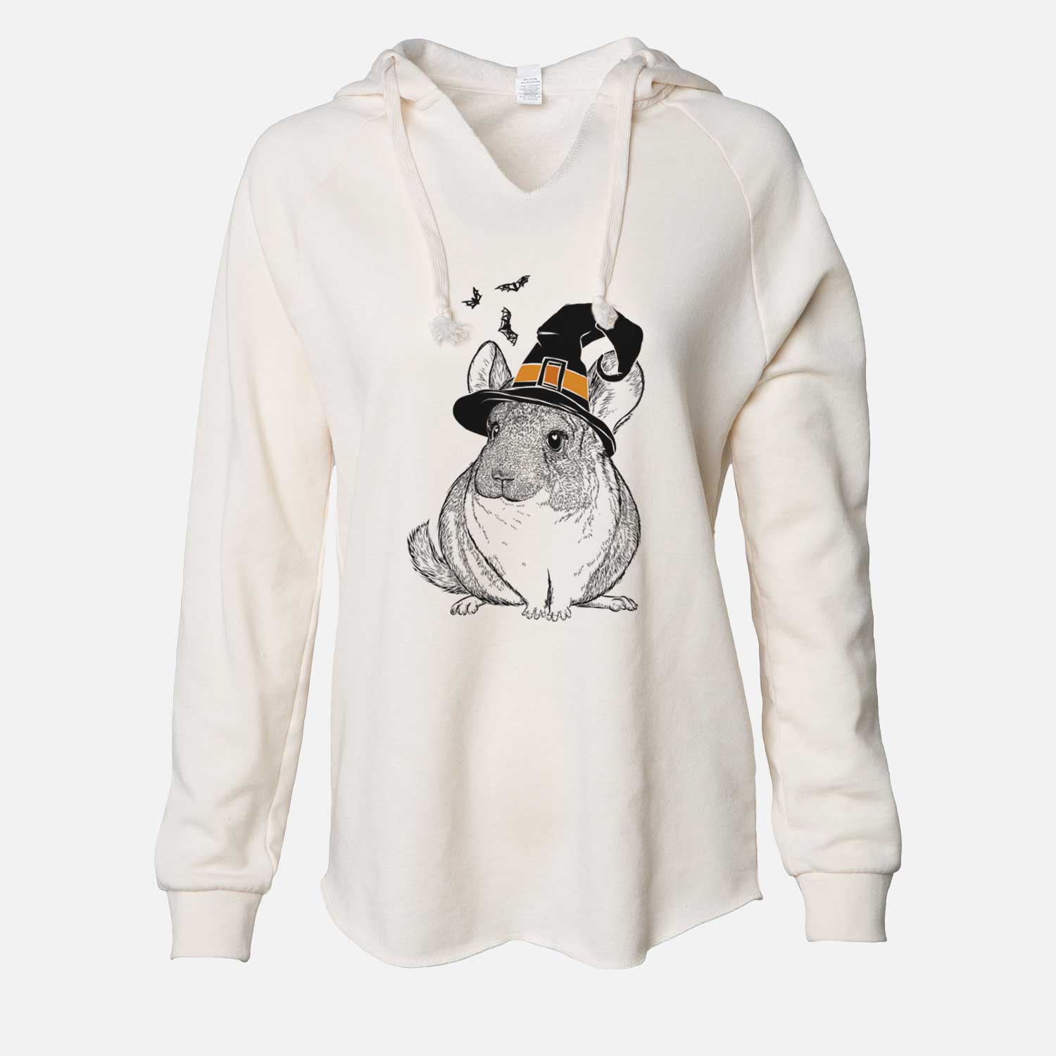 Witch Cheddar the Chinchilla - Cali Wave Hooded Sweatshirt