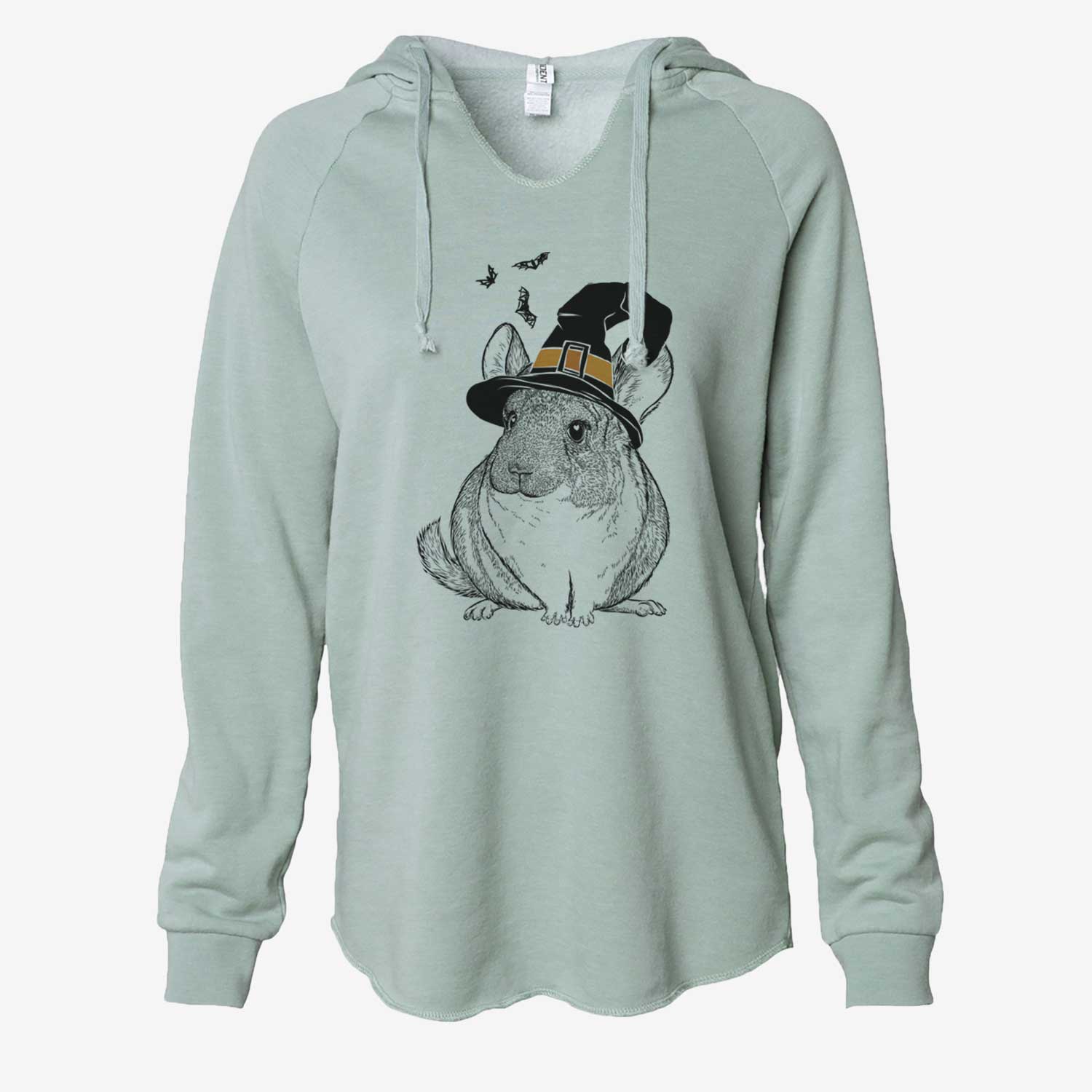 Witch Cheddar the Chinchilla - Cali Wave Hooded Sweatshirt