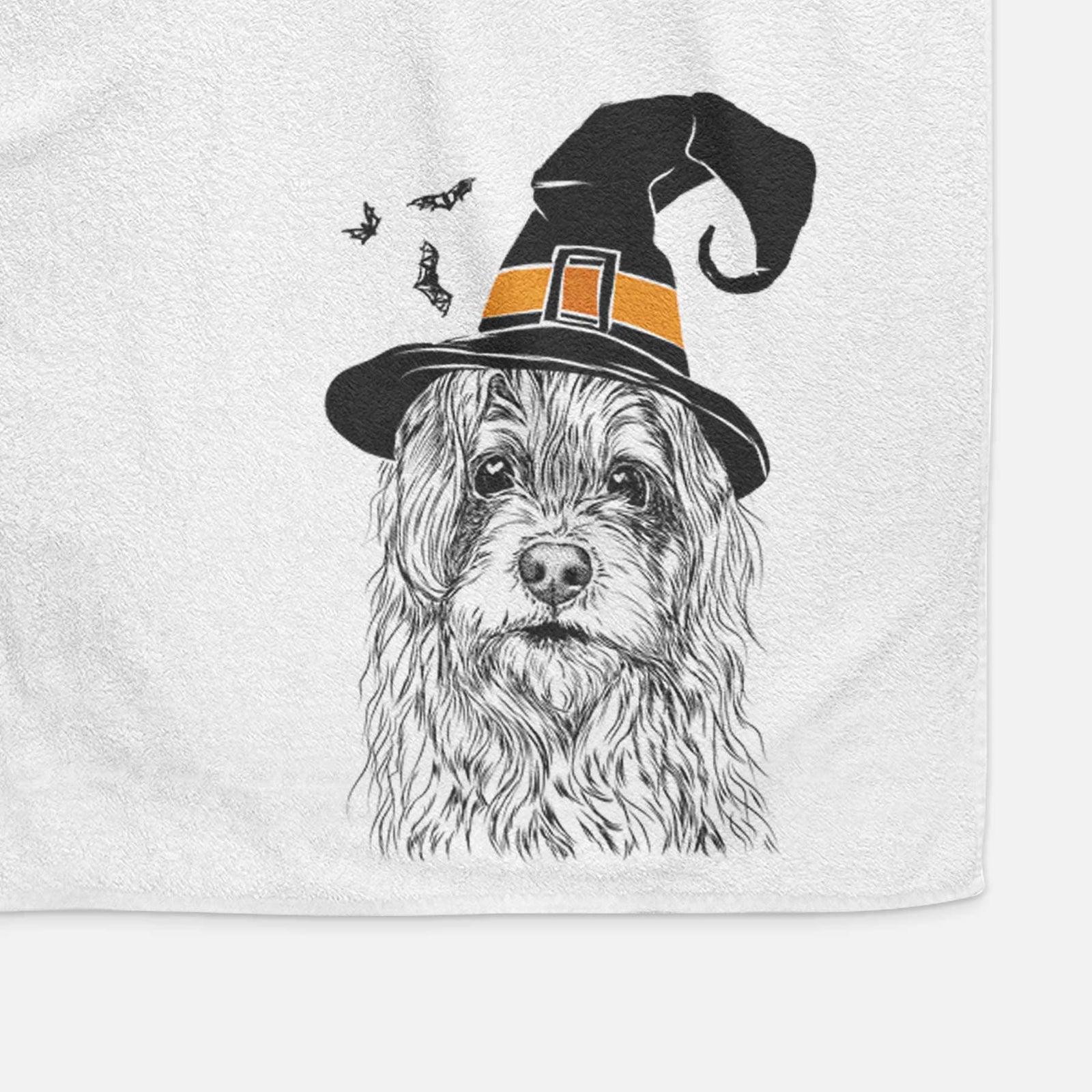 Chester the Terrier Mix Decorative Hand Towel