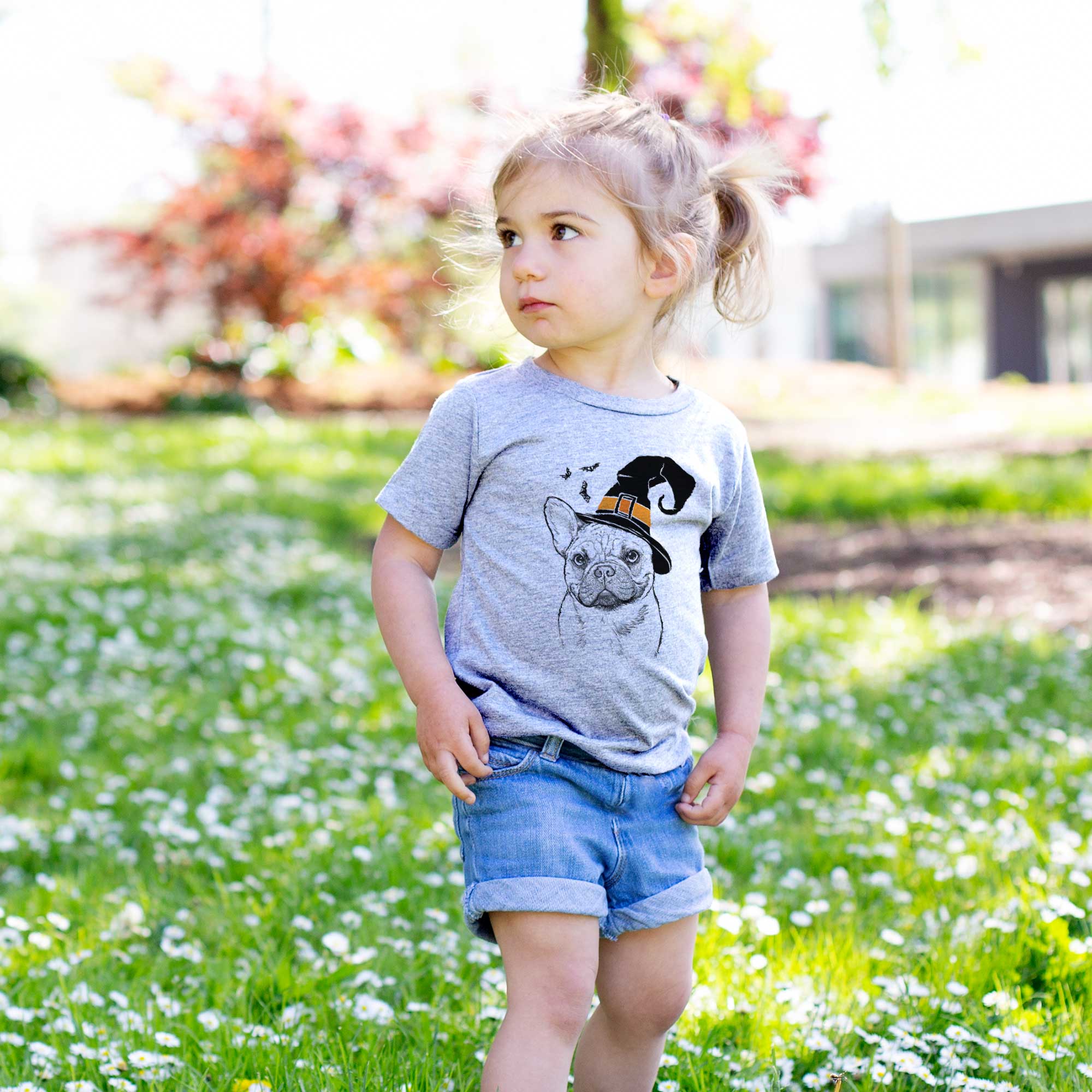 Halloween Chew Chew the French Bulldog - Kids/Youth/Toddler Shirt