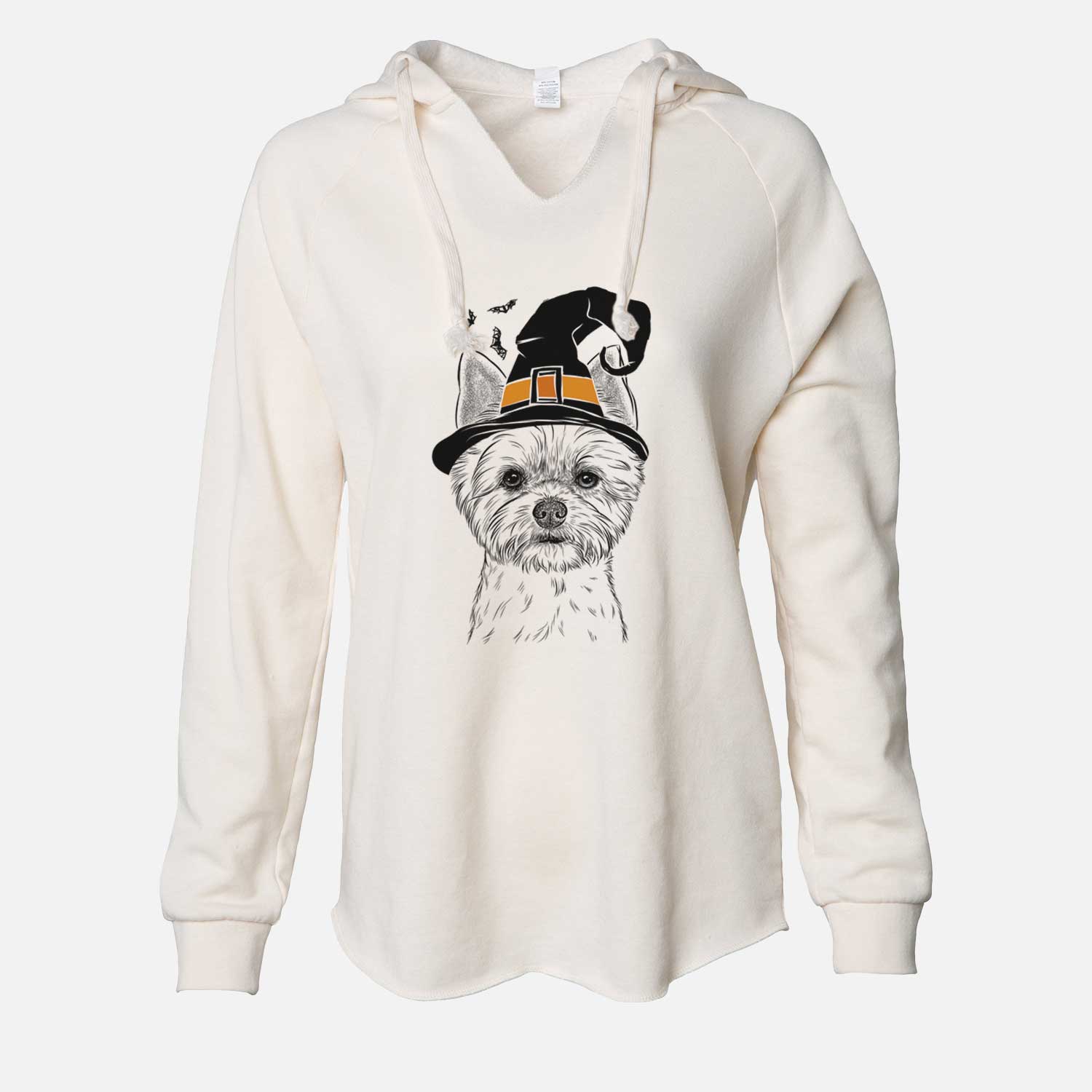 Witch Chewy the Yorkshire Terrier - Cali Wave Hooded Sweatshirt