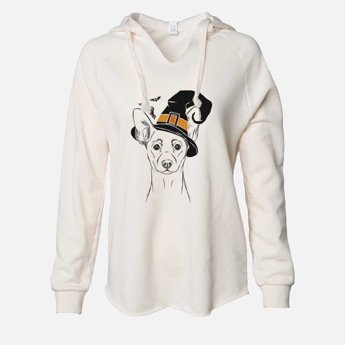 Witch Chillie the Mini Pinscher - Cali Wave Hooded Sweatshirt