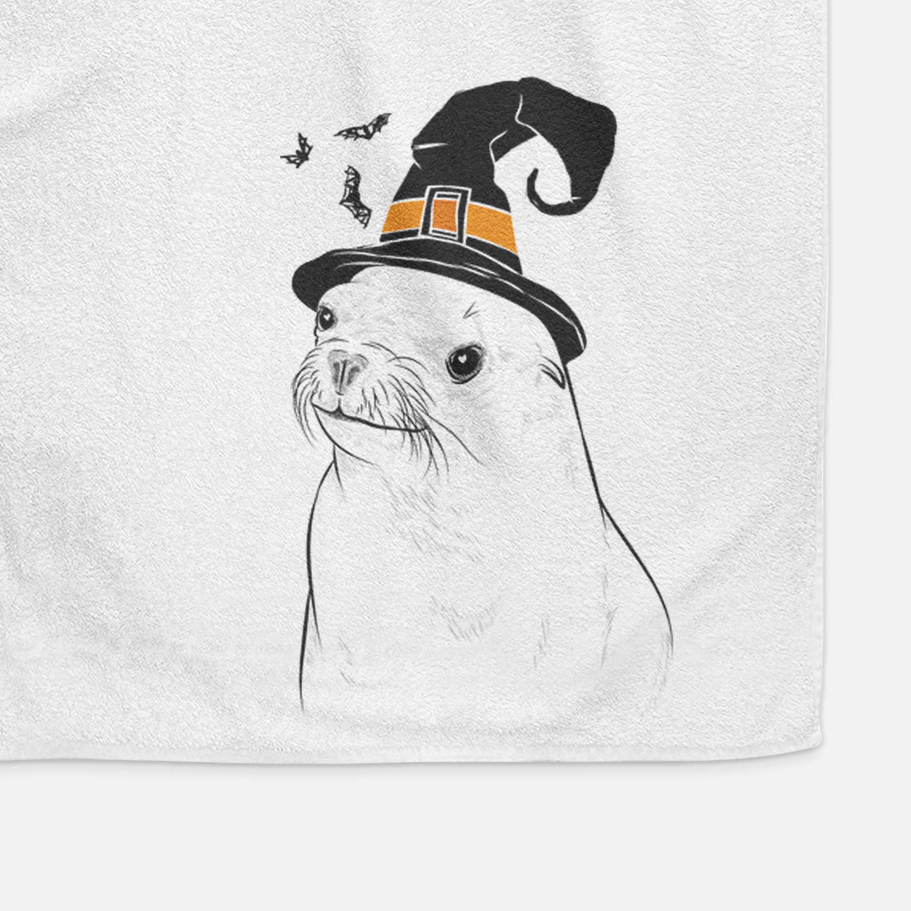 Chip the California Sea Lion Decorative Hand Towel