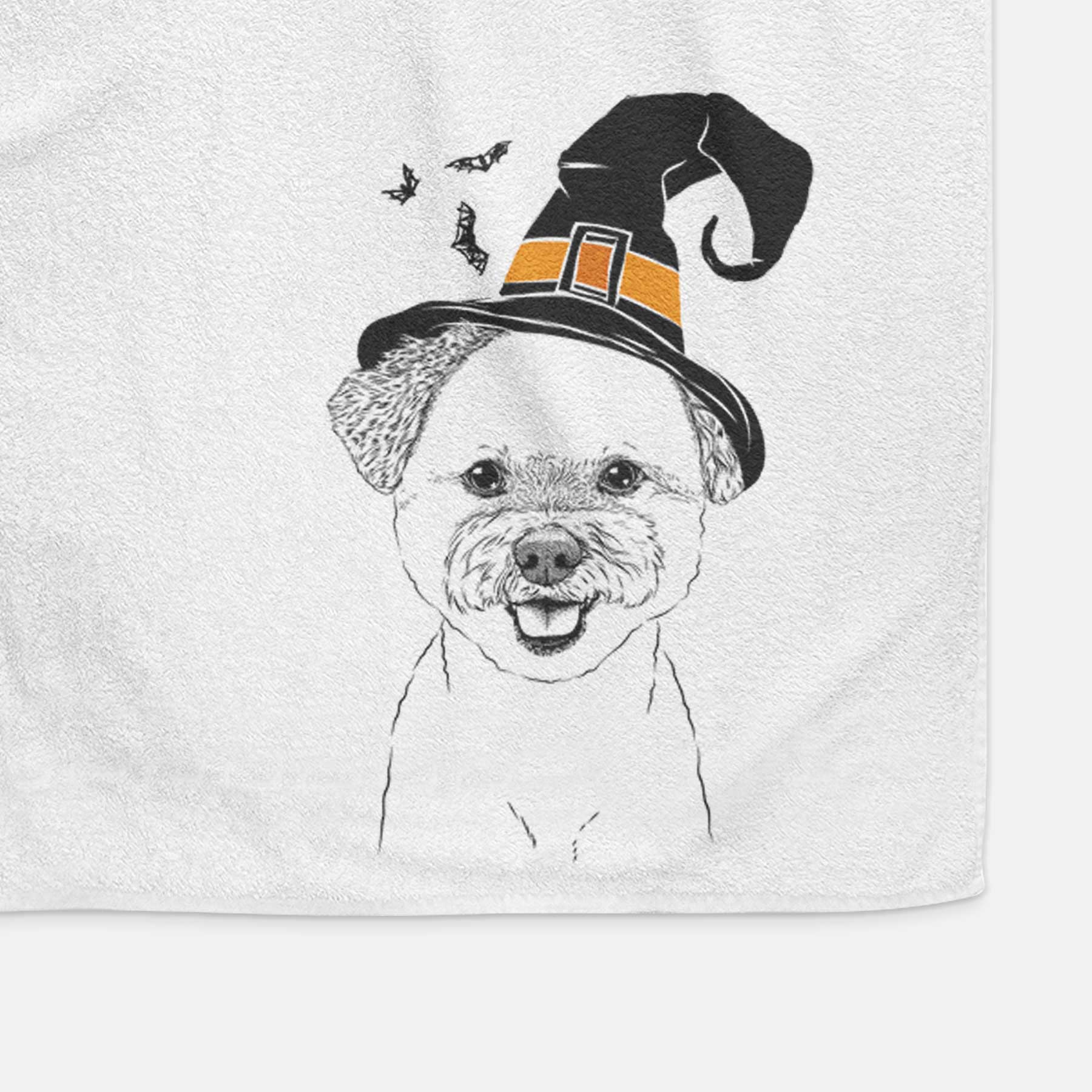 Chippy the Mixed Breed Decorative Hand Towel