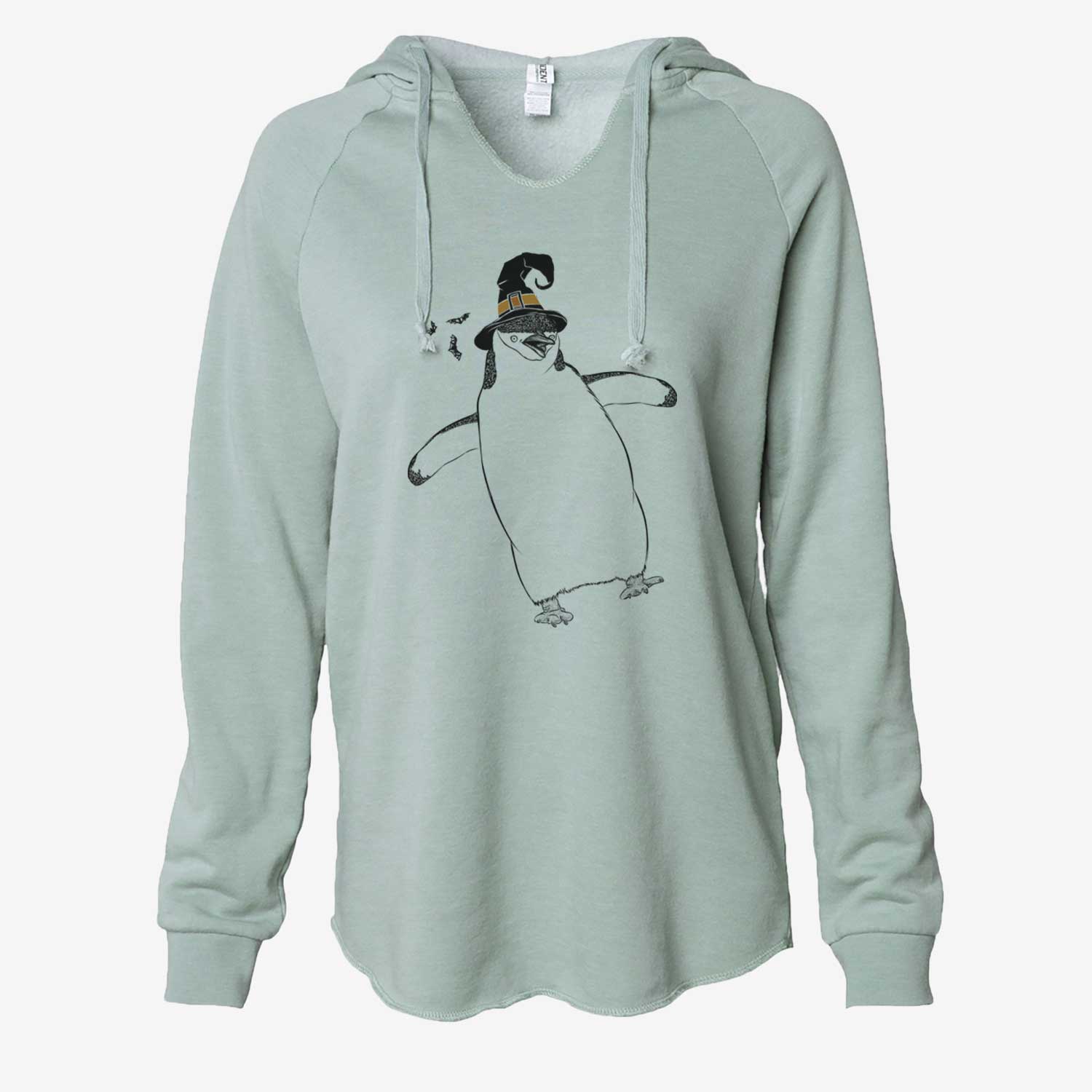 Witch Chive the Chinstrap Penguin - Cali Wave Hooded Sweatshirt