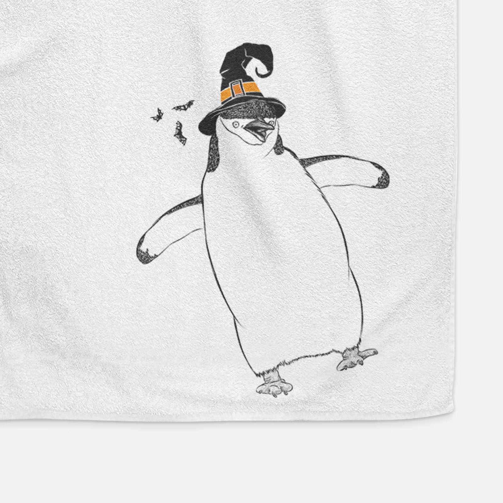 Chive the Chinstrap Penguin Decorative Hand Towel