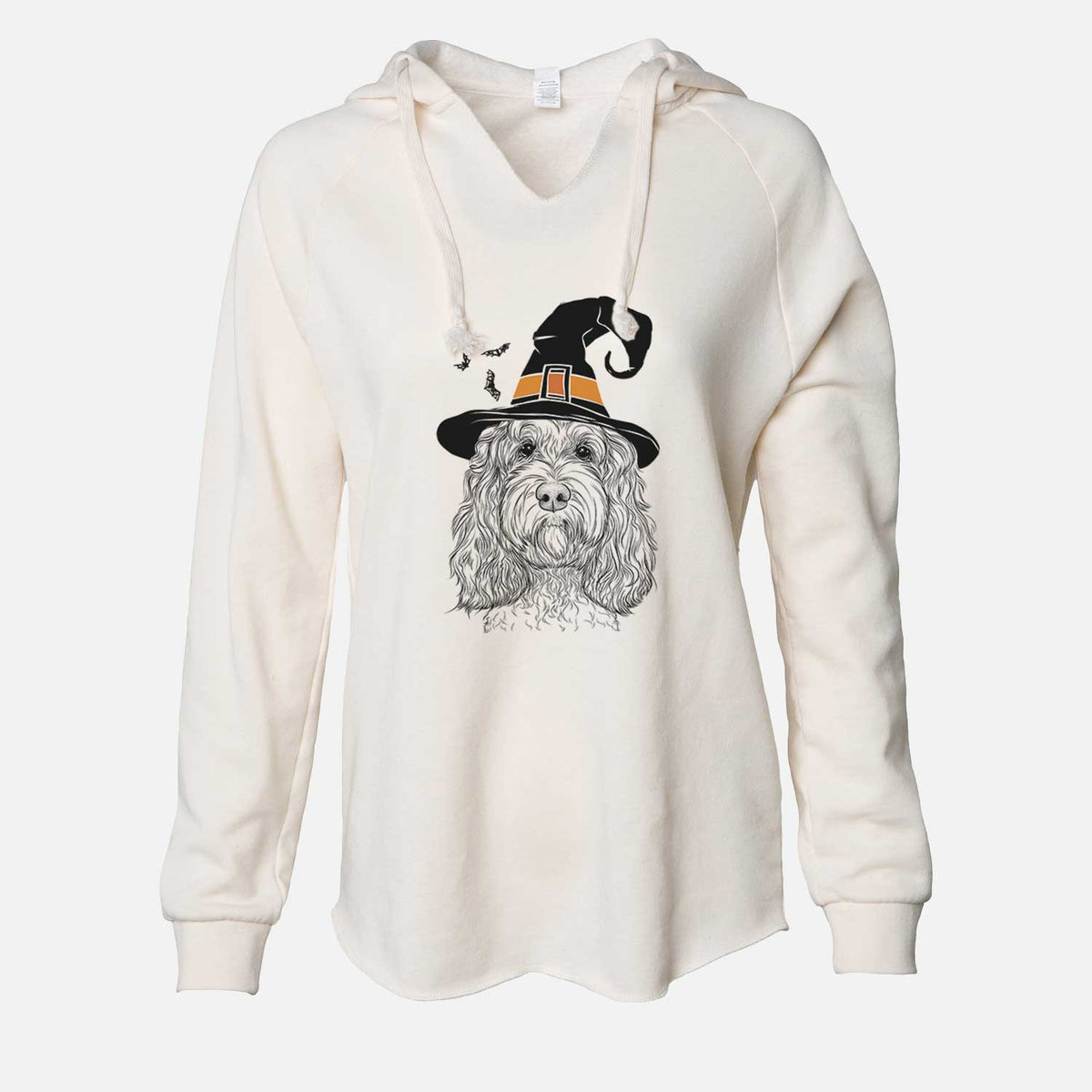 Witch Chloe the Cockapoo - Cali Wave Hooded Sweatshirt