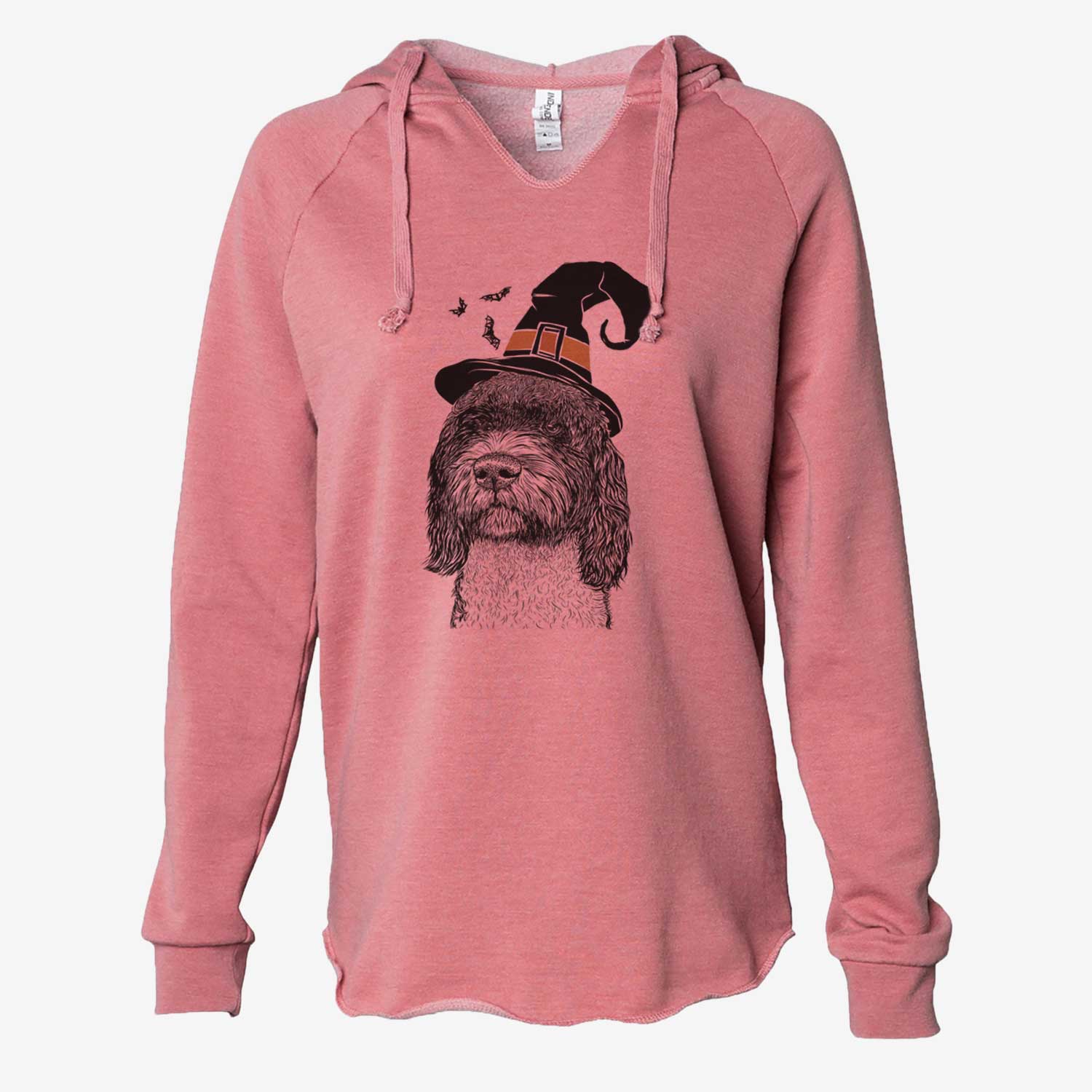 Witch Chris the Portuguese Water Dog - Cali Wave Hooded Sweatshirt