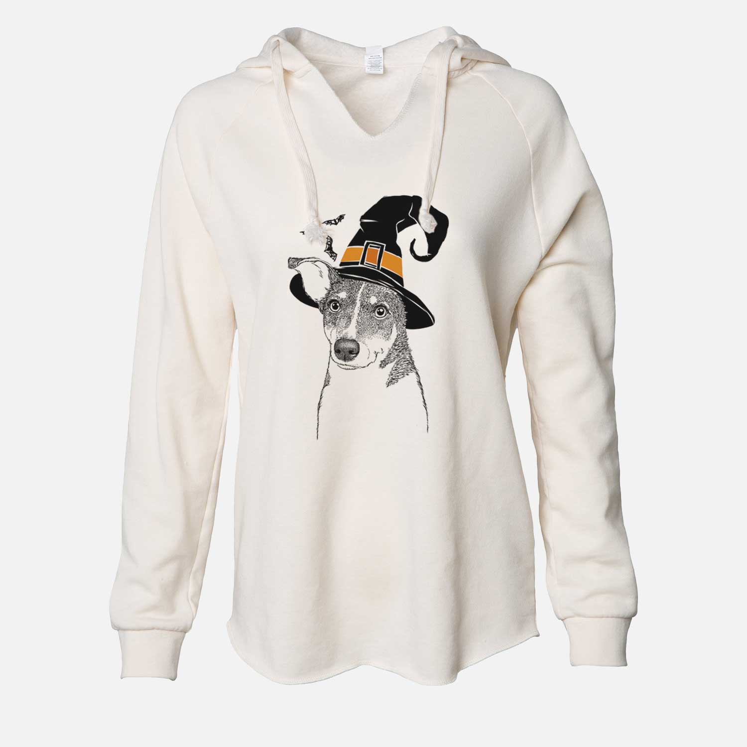 Witch Cleo the Terrier Mix - Cali Wave Hooded Sweatshirt