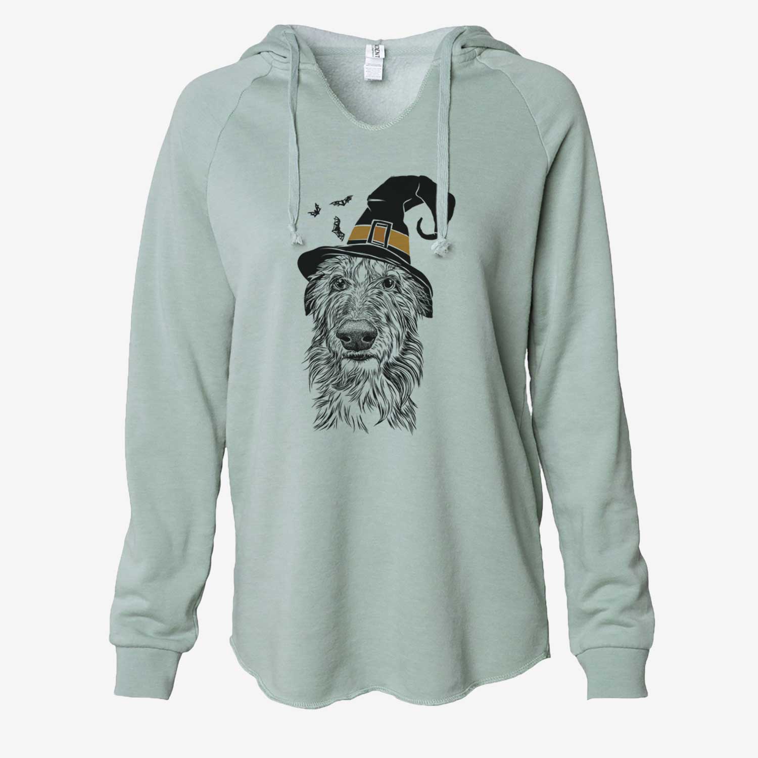 Witch Cleod the Scottish Deerhound - Cali Wave Hooded Sweatshirt